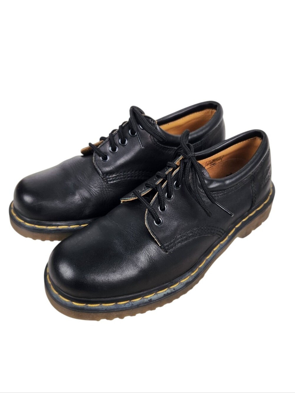Dr. Martens Black Leather Oxford Shoes Mens Size 11 10805 8053 AirWair Cushion